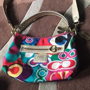 Lovely colorful Coach handbag